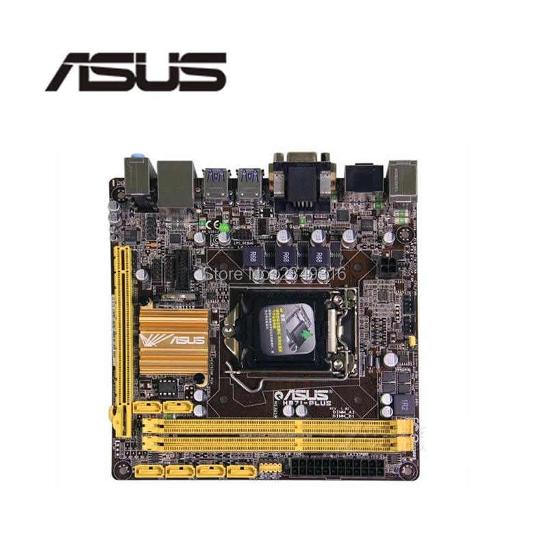 Mini ITX HTPC 17*17 Socket LGA1150 PCI E3.0 USB3.0 SATA3 для ASUS H87I PLUS оригинальный б/у настольный компьютер