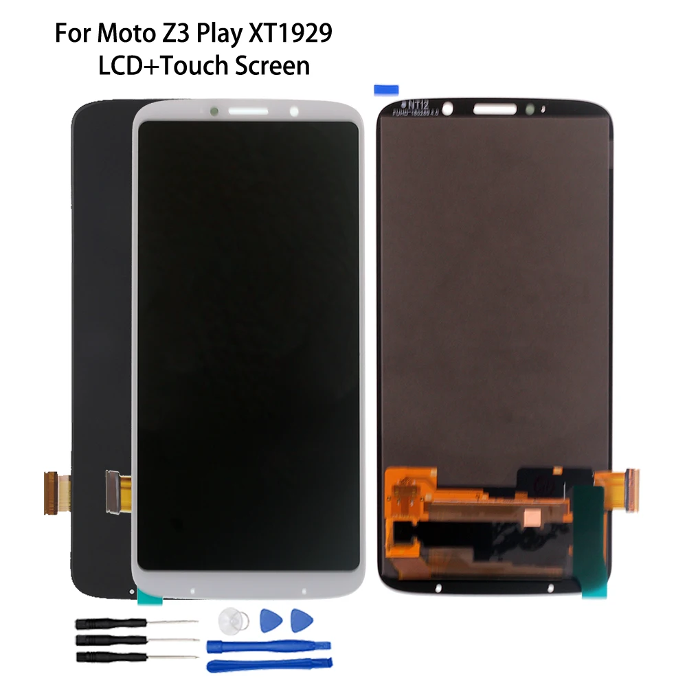 ЖК дисплей AMOLED для Motorola Z3 Play сенсорный экран Moto xtзакладки телефона|Экраны
