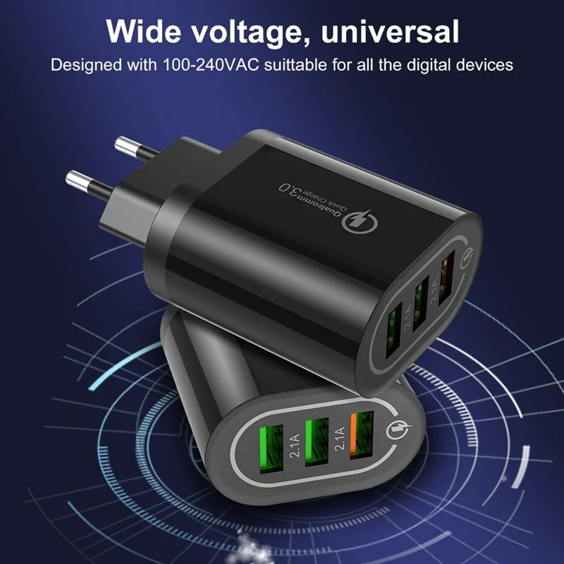 Tongdaytech USB зарядное устройство Quick Charge 4,0 3,0 для Iphone X 8 Carregador Portatil Быстрая зарядка для мобильных телефонов для samsung S10 Plus