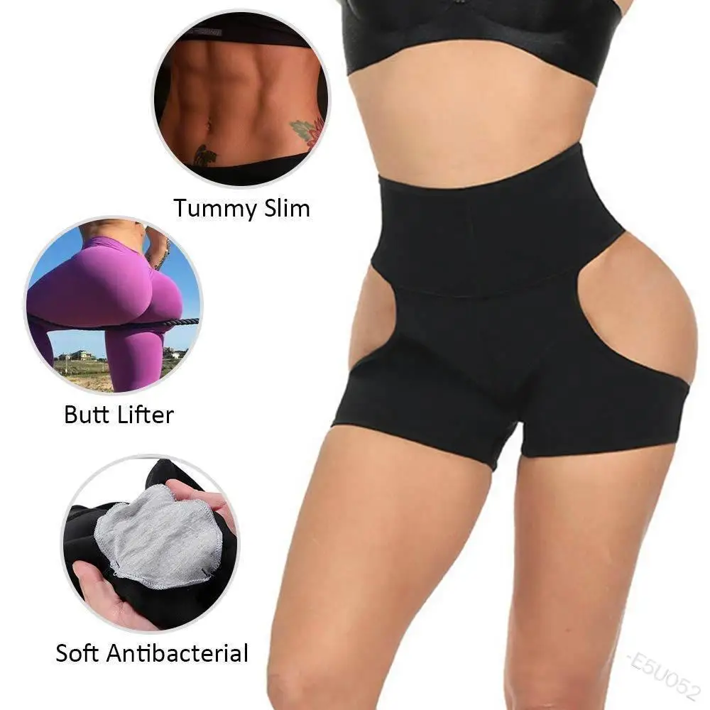 

Women Yoga Shorts Slim-fit Hip-lifting High-elastic Solid Color Sports Tight-fitting Hollow High-waist Abdominal Pants