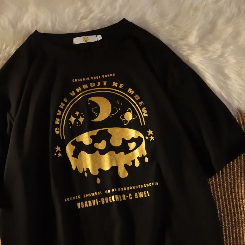 

2021 Original T-shirt Gothic Women Men Clothing Graphic T-shirt Hip Hop Short Sleeve Cotton Loose Fashion T-shirt New