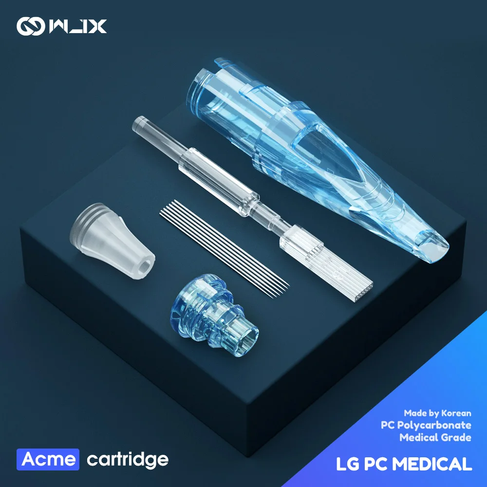 Иглы WJX RL RLB для тату-картриджей Одноразовые Круглые лайнеры ротационная машинка