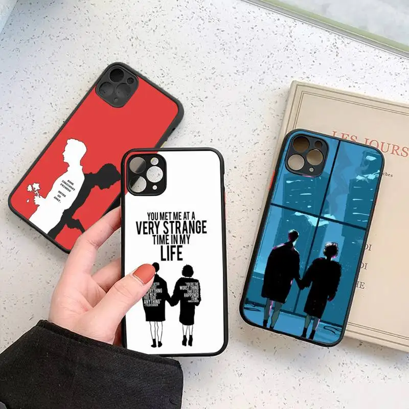 

Fight club Movie classics Phone Cases Matte Transparent for iPhone 7 8 11 12 s mini pro X XS XR MAX Plus cover funda