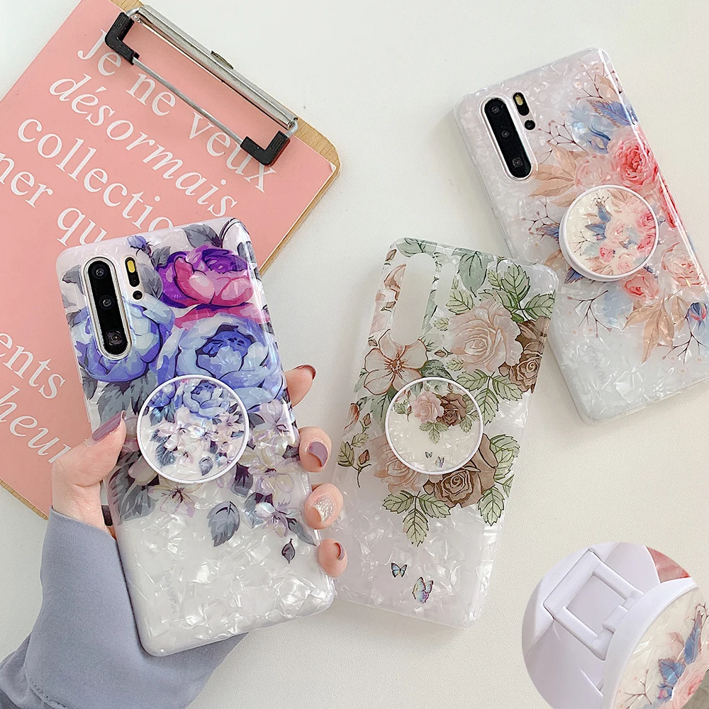 Чехол LOVECOM Dream для телефона Huawei P40/P30/P20 Pro Lite/Mate 20 гибкий складной держатель мягкая