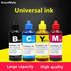 400ML Universal Refill Ink Kit Compatible 63 for HP Deskjet 1110 2130 2131 2132 3630 4250 5220 5230 5232 5252 Cartridge Dye Ink