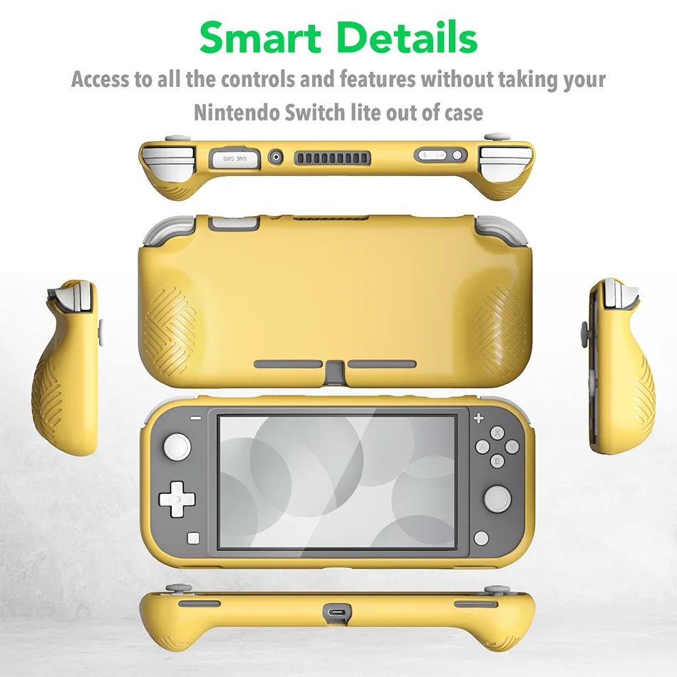 Чехол OIVO shand Switch Lite из закаленного стекла для защиты экрана, набор для Switch Lite, мягкий чехол из ТПУ, HD защита экрана