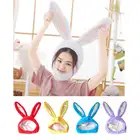 Шапка-капюшон с ушками кролика, хлопковая мягкая шапка-головной убор, милые Костюмные шапки для селфи, забавный зимний подарок для девочек, милая шапка-кролик с длинными ушками