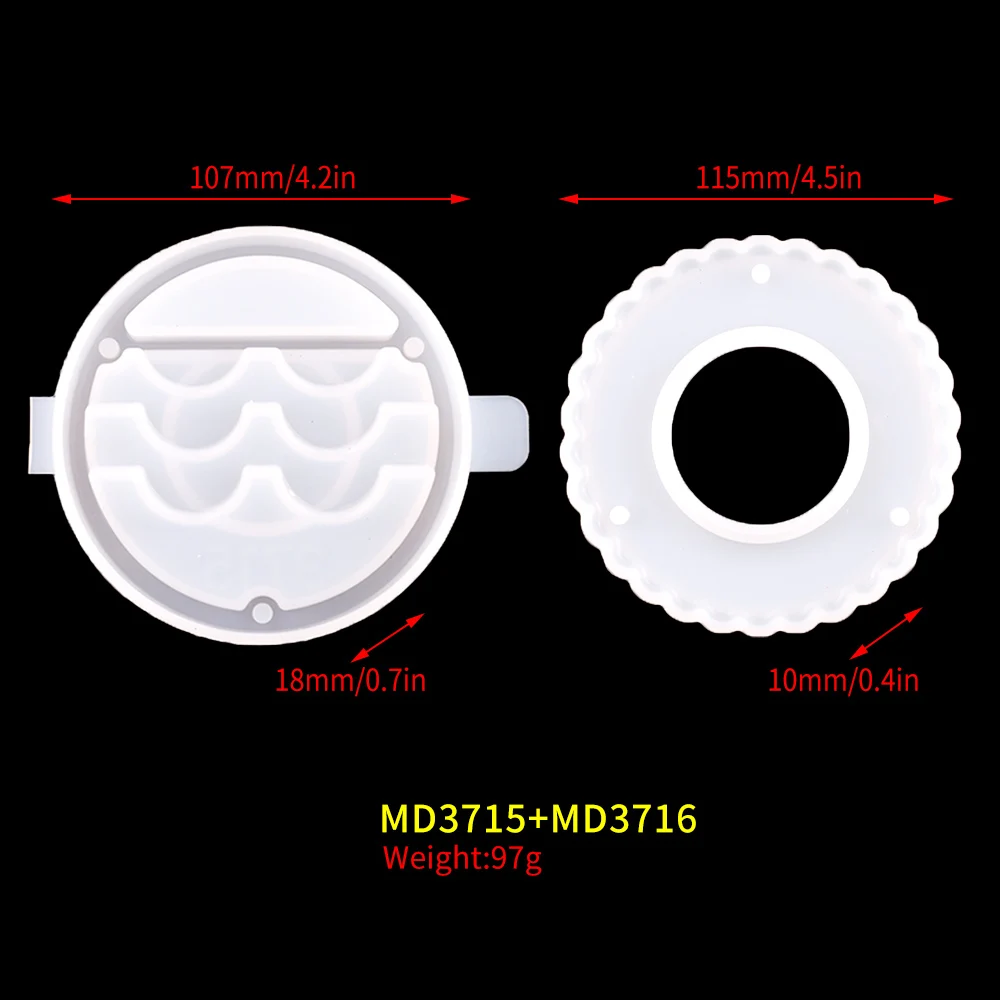 

False Eyelashes Storage Box Resin Mold Packaging Lash Boxes Moldes De Silicona Empty Case Individual Lash Volume Display Tools