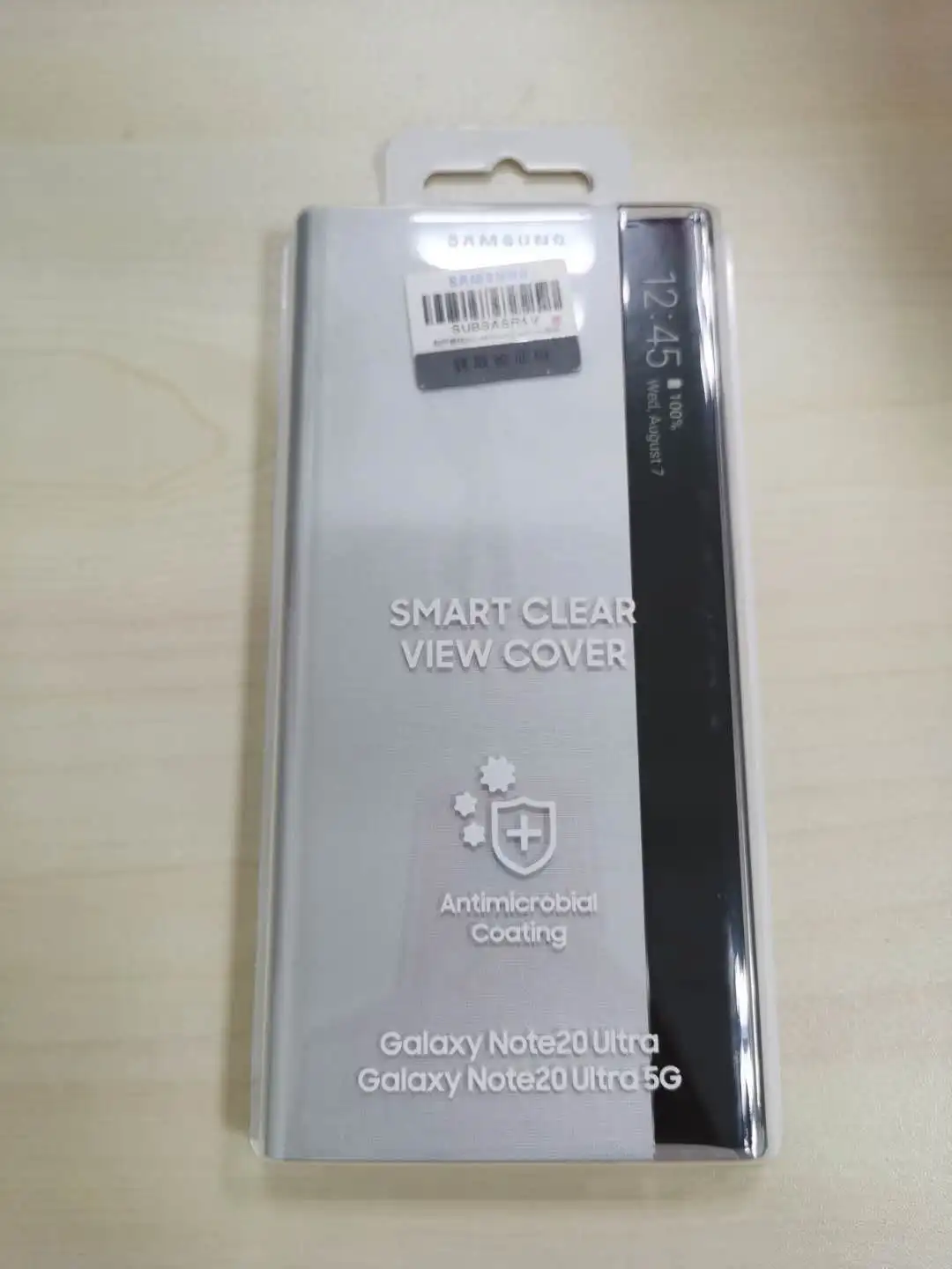 Funda protectora para Samsung Galaxy note 20 Ultra 5G, cubierta de vista clara inteligente, carcasa de EF-NN985PSEGUS, 100% Original-5