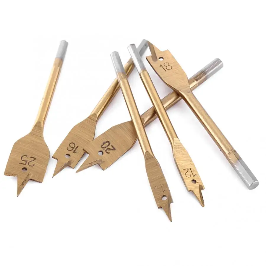 6 шт долотчатые буры промышленная Лопата весло инструменты для сверления ДЕРЕВА