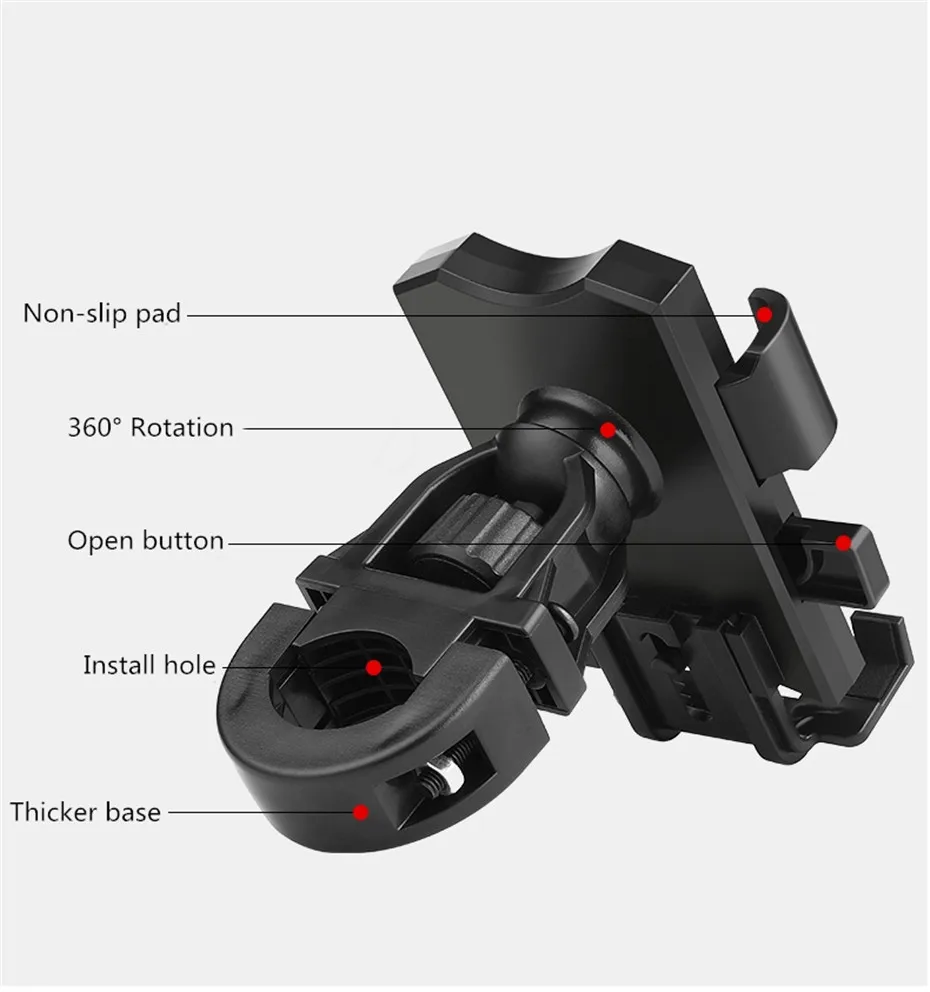 bicycle phone holder bike mount bag case for universal mobile phone stand road handle accessories for iphone xiaomi free global shipping