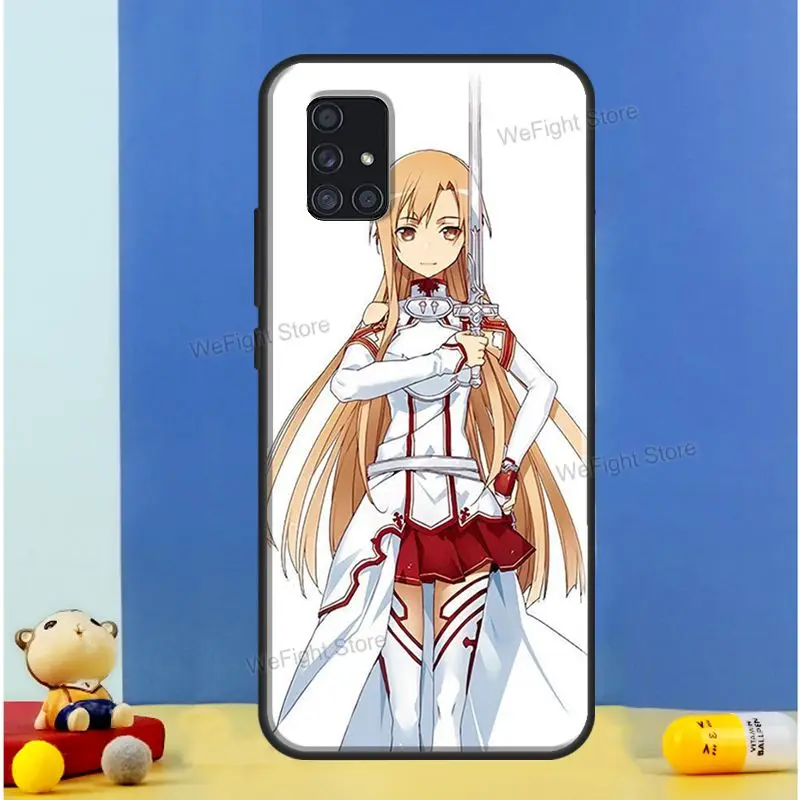 Yuuki Asuna чехол для Samsung Galaxy A31 A51 A71 A11 A50 A70 A10 A30S A40 A20e A21S M31 M30S Coque | Мобильные телефоны и