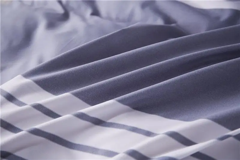 

Luxury Twin FUll Queen king size soft Duvet cover fiber reactive prints quilt cover only bedding set