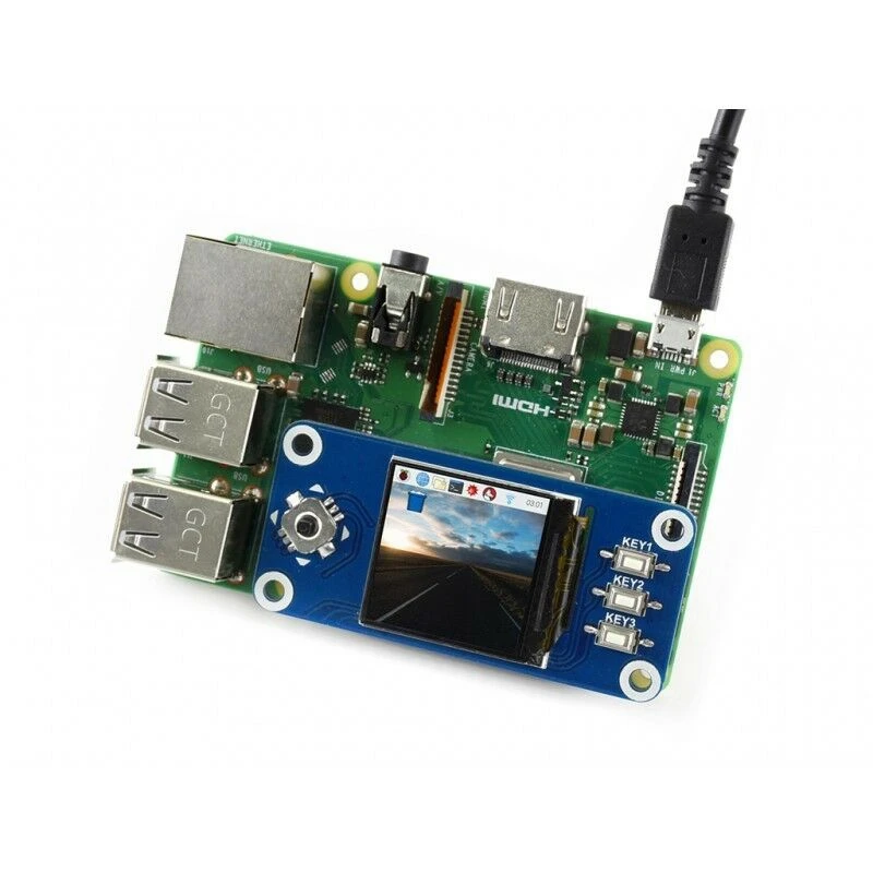 Waveshare 1 3 дюймов IPS ЖК-дисплей шляпа для Raspberry Pi Zero/Zero с Zero WH/2B/3B/3B +/4B 240X240 пикселей SPI