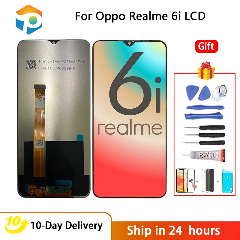 

Original 6.5 inch For Oppo Realme 6i RMX2040 LCD Display Touch Screen Digitizer Assembly With Frame For Realme 6i Touch Screen