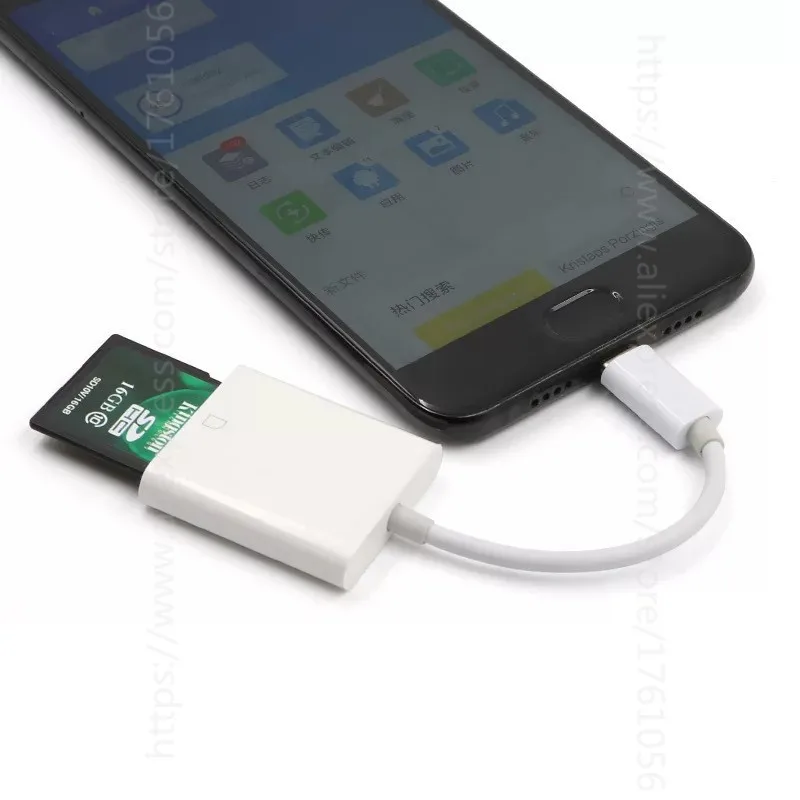 Кардридер USB C-SD адаптер Type C Thunderbolt 3 совместимый с iPad Pro 2018 MacBook Pro/Air Samsung Galaxy S10/S9/S8 |