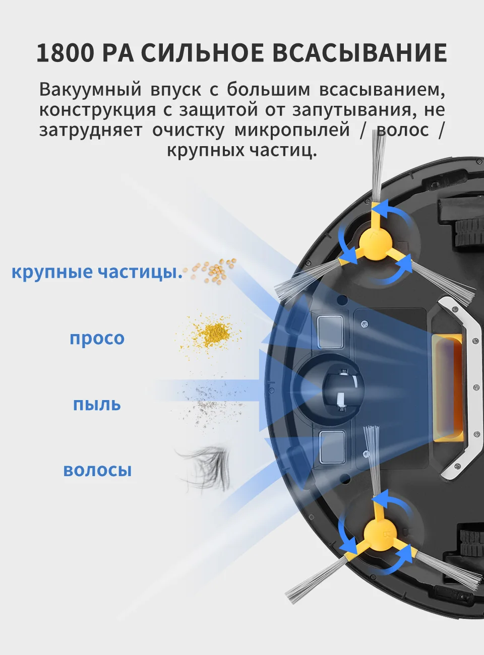 NEATSVOR V392 коричневый робот-пылесос для уборки и влажной уборки пола, приложение для управления картой навигации, планируемый Автоматический робот-зарядка 1800PA