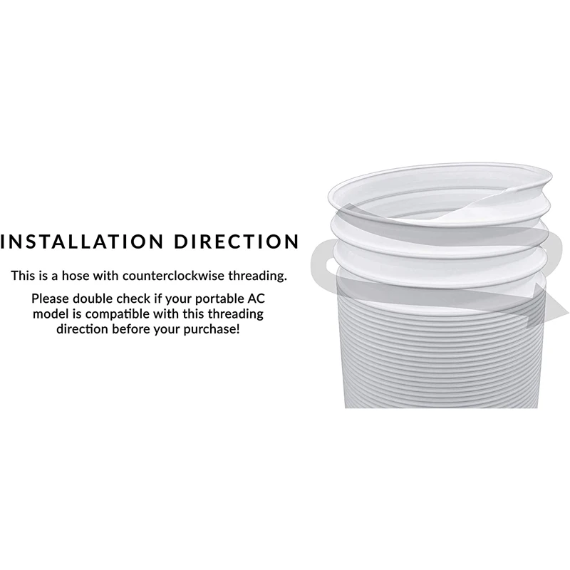 Портативный выхлопных газов для гибкого шланга 5 9 в Диаметр Размеры 59 во время