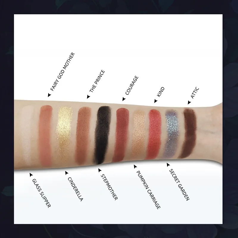 10 цветов Палитра теней для век пигментированные мерцающие матовые блестящие