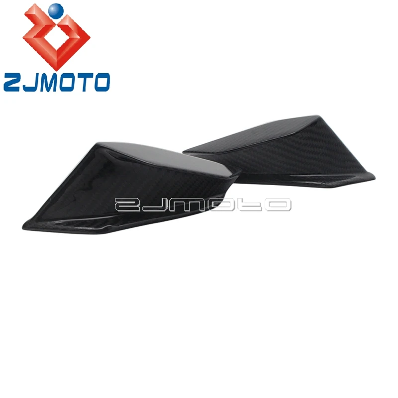 Universal Carbon Fiber Spoiler Winglets For DUCATI SUZUKI HONDA KAWASAKI Panigale V2 RSV4 899 959 1199 1299 Aero Dynamic Winglet |