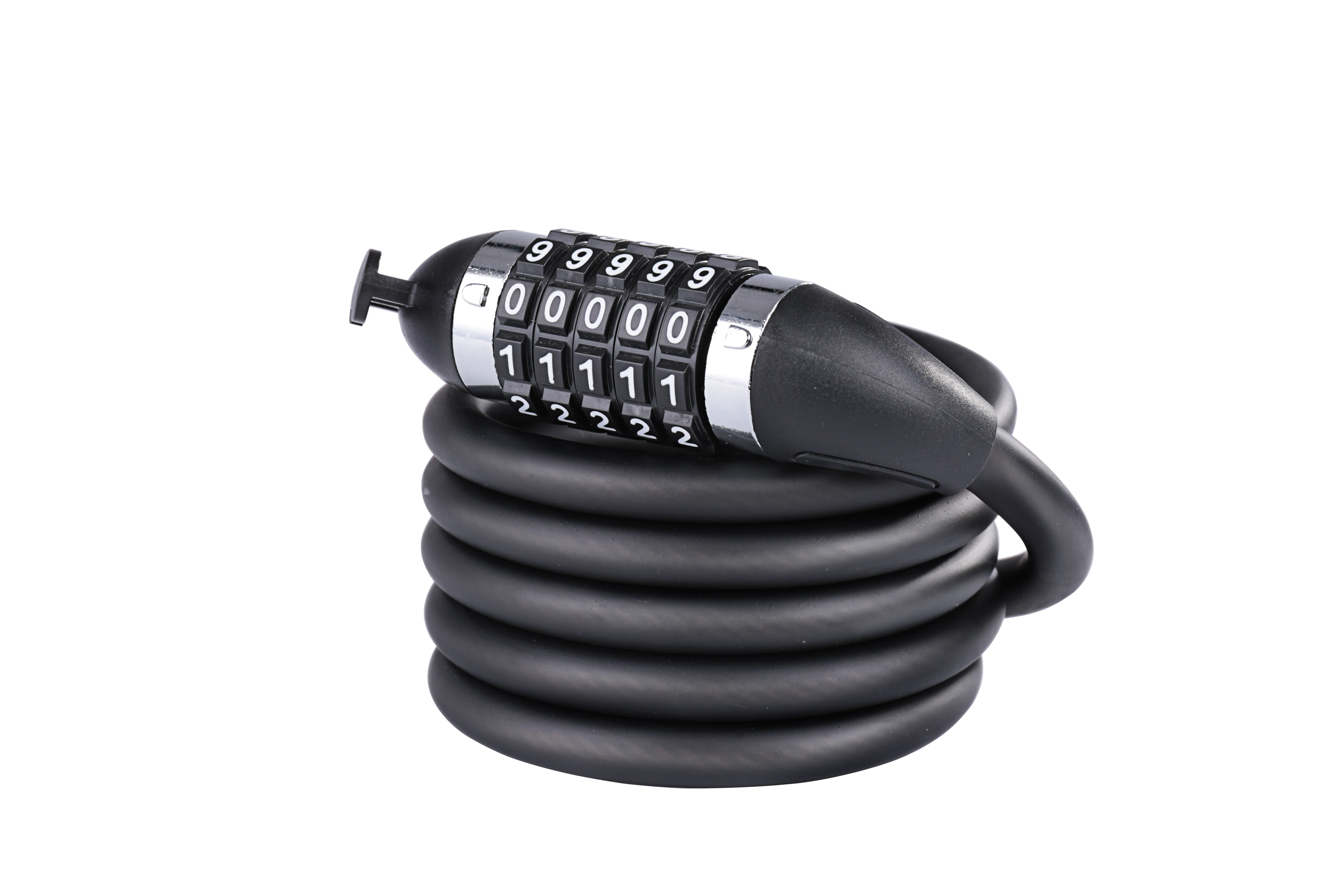 

1.2M Bike Lock Chain Anti-theft Bicycle Lock Cable High Difficulty Password Bike Lock Alarm Steel Cable ABS MTB Accesorios