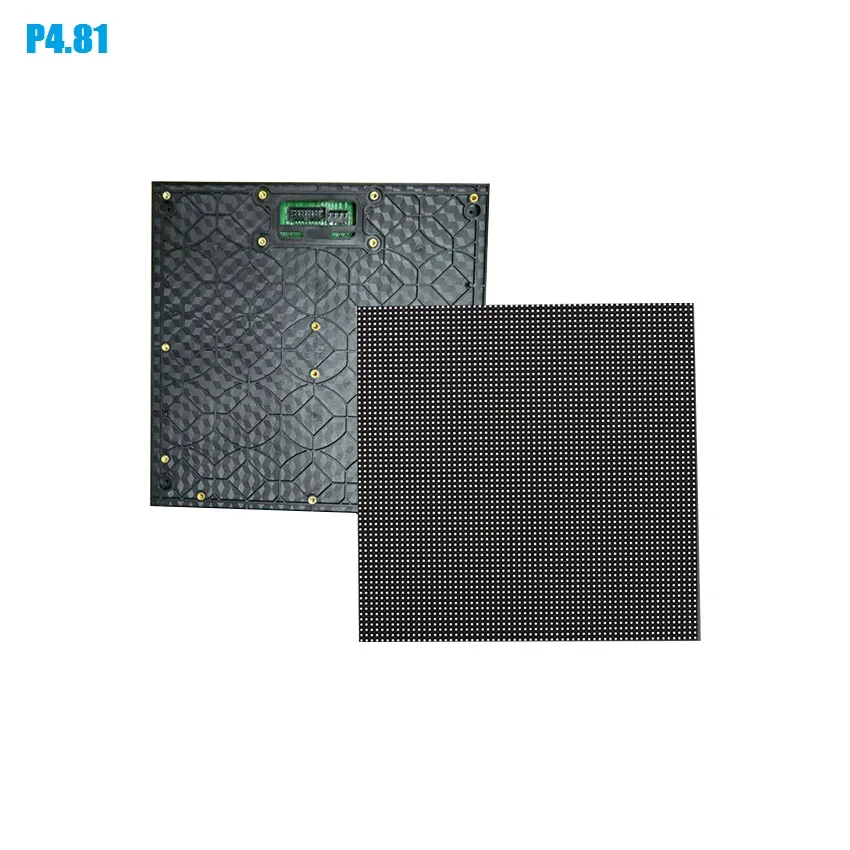 Уличный светодиодный модуль P4.81 с точечной матрицей 52x52 панель 250x250 мм экран для