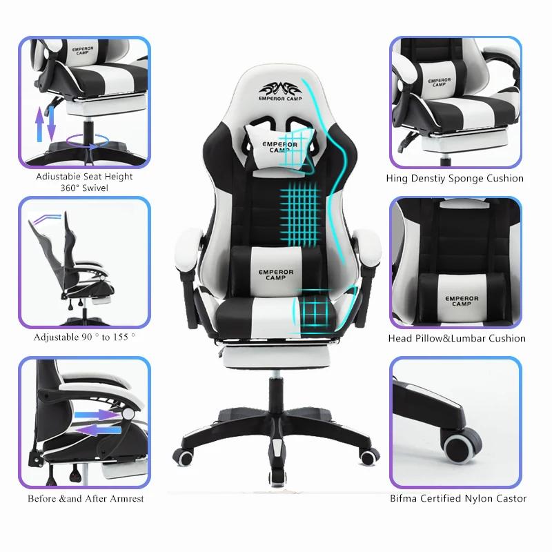 Эргономичный компьютерный игровой стул высококачественный офисный для босса