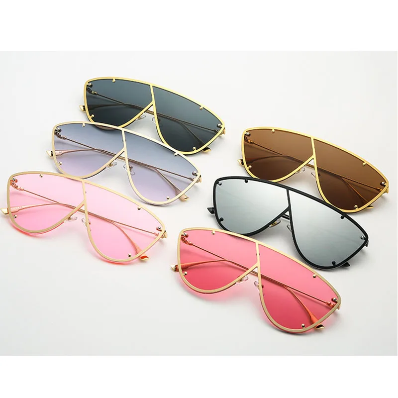 Очки солнцезащитные женские в стиле стимпанк модные роскошные брендовые