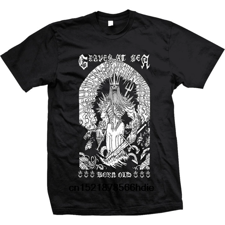 

2020 funny t shirt men novelty tshirt Graves At Sea Poseidon T-shirt