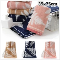 british style soft cotton 100 leaf washcloth school dormitory travel camping portable face towel men women wedding couple gifts
