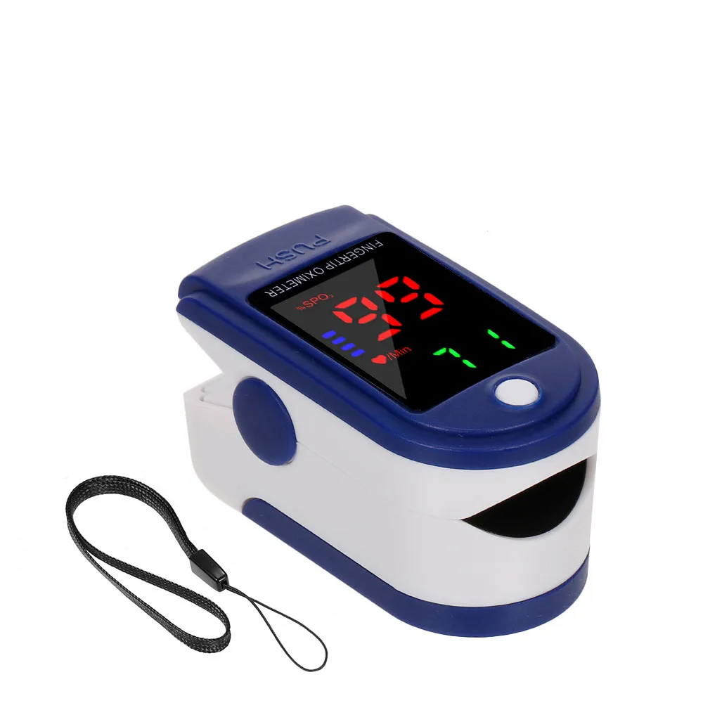 Пульсоксиметр на кончик пальца светодиодный дисплей насыщение крови кислородом