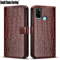 huawei honor 9a case leather flip case on for coque huawei honor 9a 9 a moa lx9n phone case fundas magnetic wallet cover etui