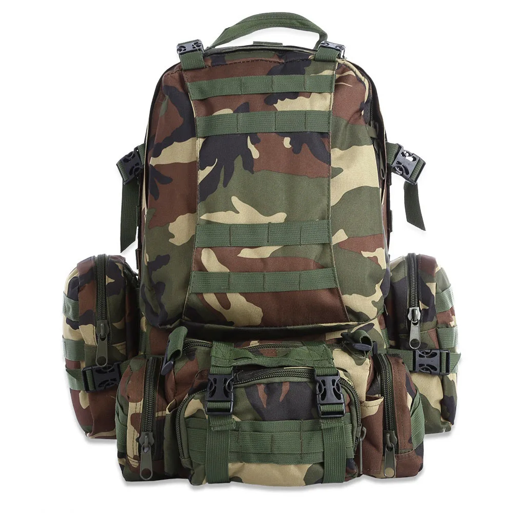 Color 7 50L тактический рюкзак 4 в 1 военные сумки армейский рюкзак Молл спортивная сумка для мужчин Кемпинг Туризм Путешествия альпинистская сумка - Цвет: Color 7