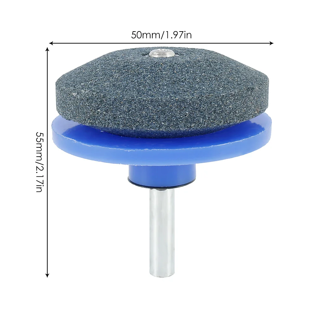 

55x50mm Faster Lawn Mower Blade Sharpener Universal Blade Sharpeners Mower Replacement Save-effort Knife Grindstone Garden Tools