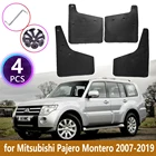 Автомобильные Брызговики для Mitsubishi Pajero Shogun Montero 2007  2019 V80 V87 V93 V97 облицовка Брызговики автомобильные аксессуары
