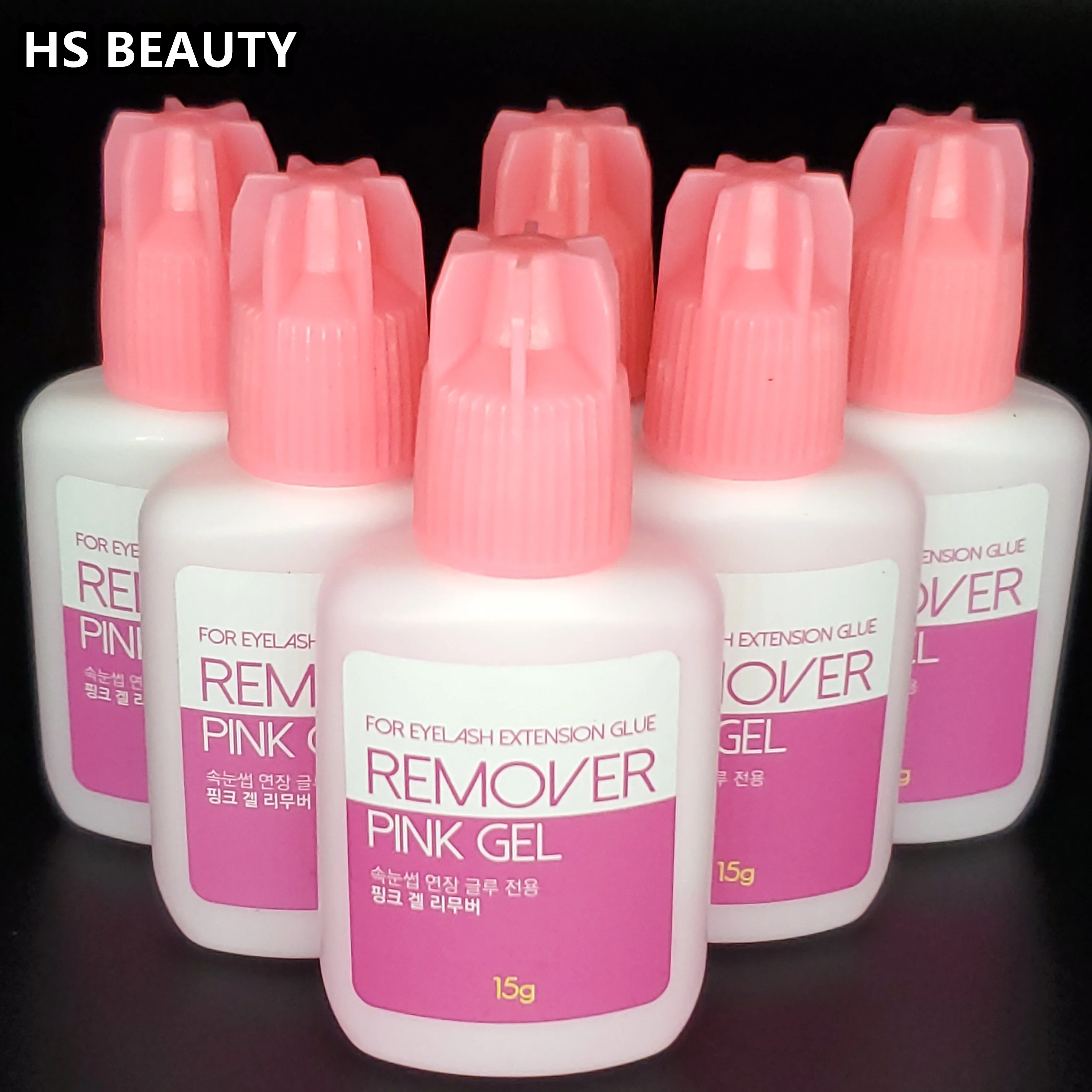 4 шт. розовый клей для наращивания ресниц и бровей 15 г | Красота здоровье