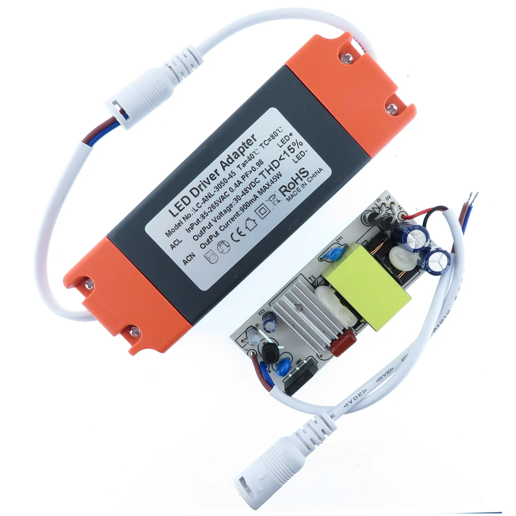 Светодиодный драйвер для освесветильник трансформатор светодиодных ламп 27 Вт 30