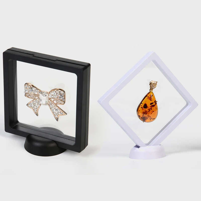 

1Pc Suspension Display Box High-end Jewelry Jewelry Floating Packaging Box Watch Coin Necklace Display Stand Home Decoration