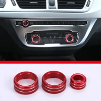 car air conditioning sound control switch knob cover trim ring for toyota supra 2019 2021 auto interior decoration accessories