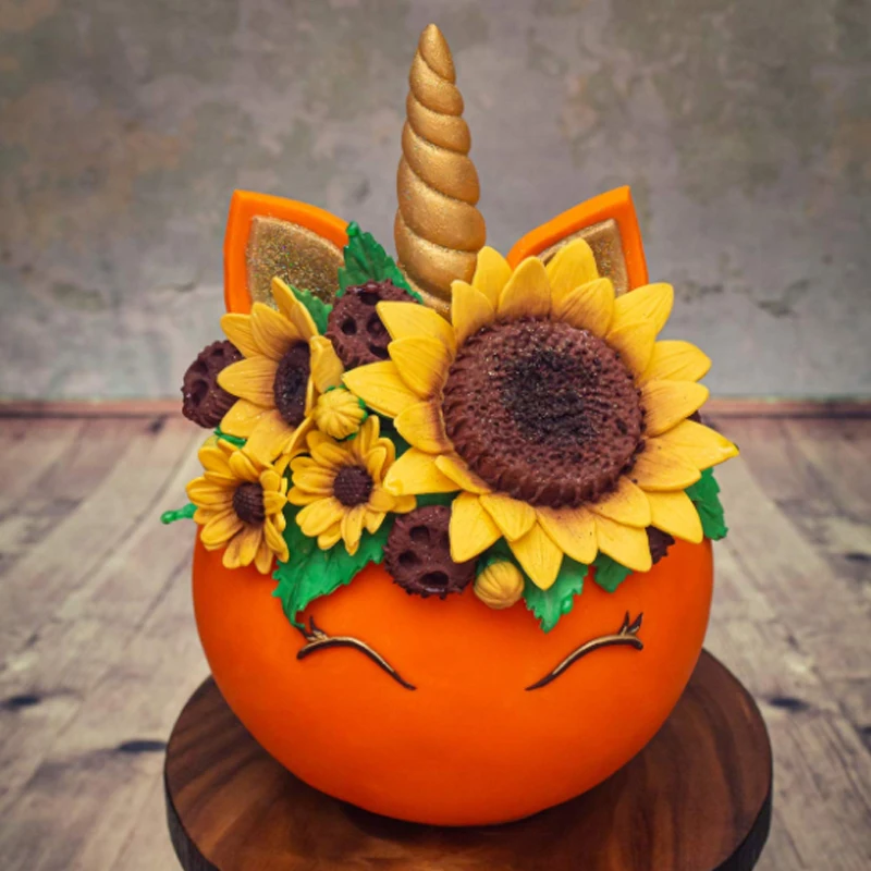 Подсолнух/ромашка и формы с листьями помадки инструменты для украшения торта