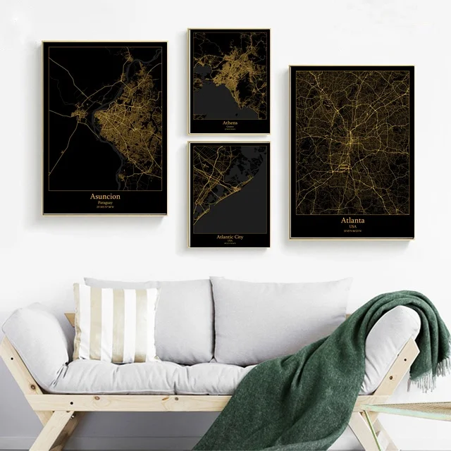 Антверпен Бельгия Аруба Нидерланды ашвиль Астана Казахстан карта холст постер