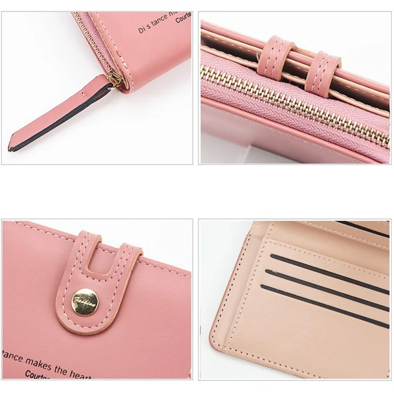 

2020 Women's Wallet Fashion Small Wallet PU Leather Zipper Wallet Short Coin Purse Card Holder Wallet Women