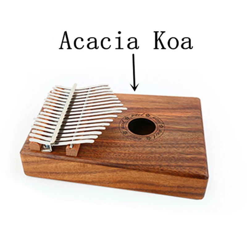 Kalimba 17 клавиш Marimba Африканский большой палец пианино Mbira Пальчиковое ударная
