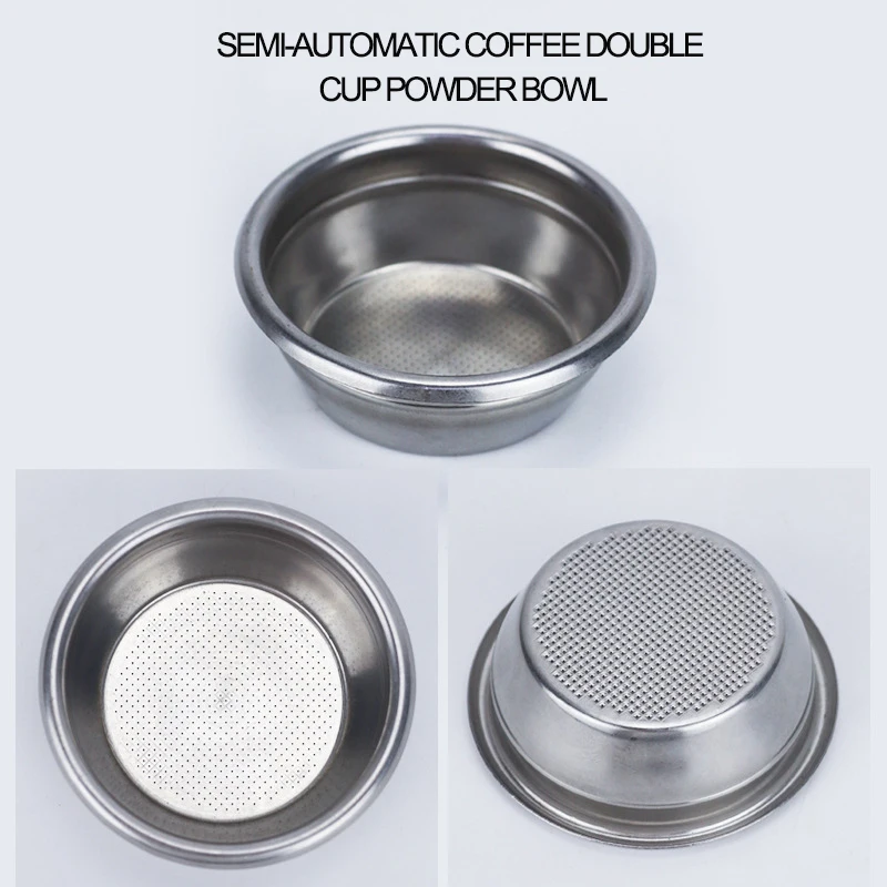 Полуавтоматическая кофейная машина из нержавеющей стали с одной и двойной