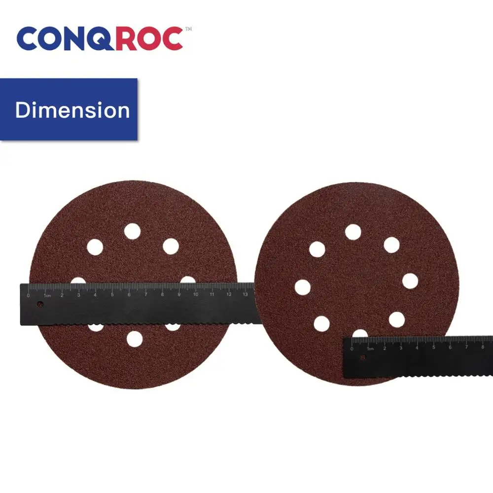 5 дюймовые шлифовальные диски 100 шт. 125 мм 8 отверстий шлифовальный диск с крючком