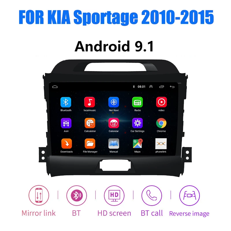 2G + 32G Android 9 1 автомобильный Радио мультимедийный видео плеер навигация GPS