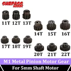 SURPASS HOBBY 3 шт. M1 Шестеренчатый двигатель сталь 11T 12T 13T 14T 15T 16T 17T 18T 19T 20T 21T 22T 5 мм Вал Металл для 18 RC автомобиль