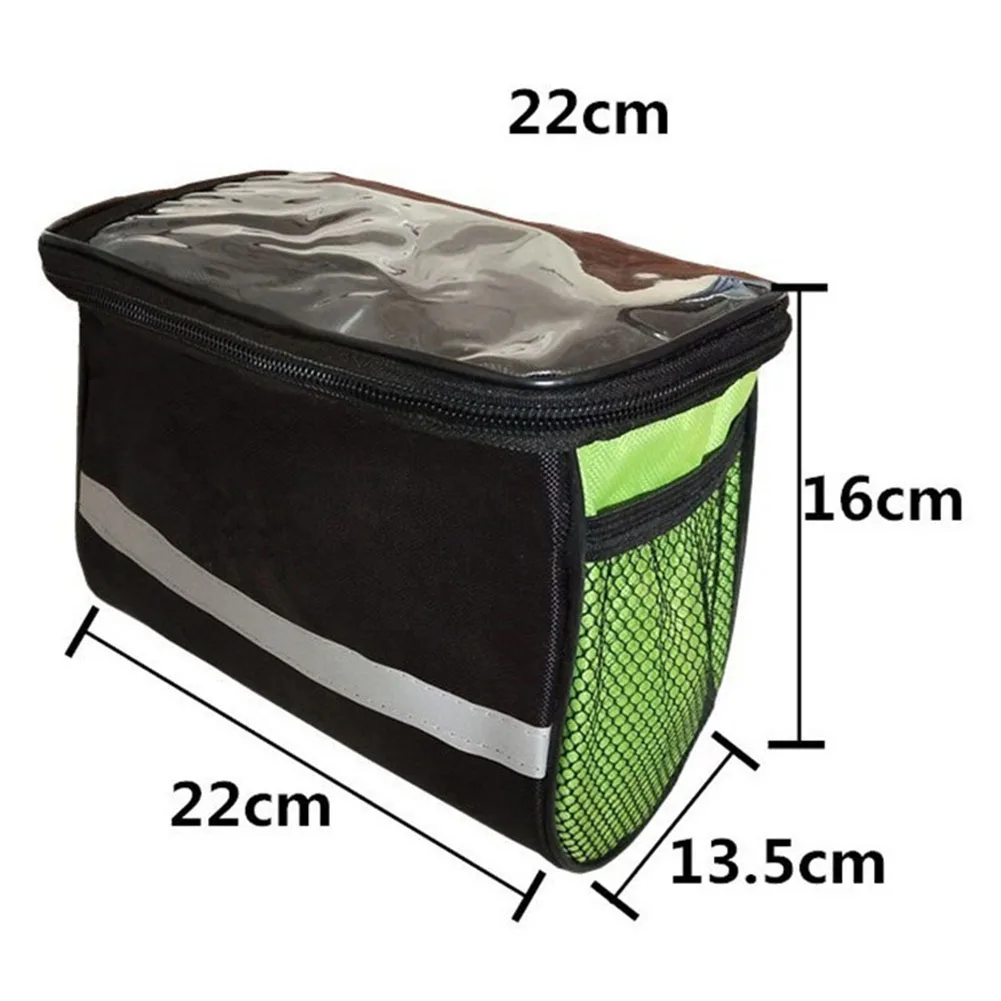 

Bike Handlebar Bag Bike Front Top Tube Bag Cycling Pouch Bicycle Tool Bag Pannier Handbag Shoulder Bag Bike Accessories