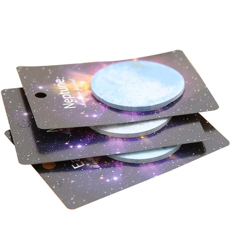 20 шт канцтовары оптом креативные планеты пост круговой ноутбук земли Луна и