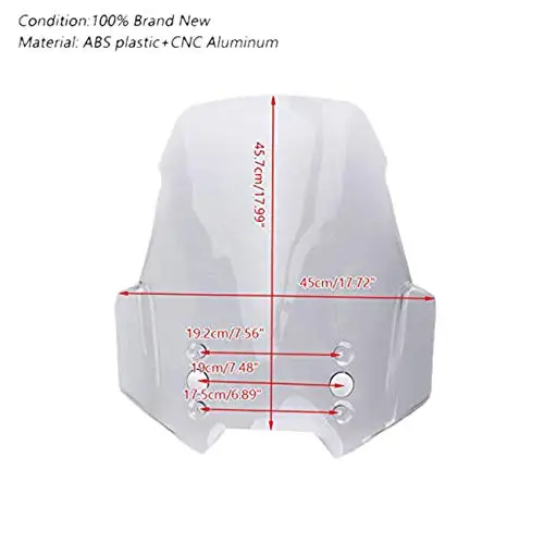 Мотоцикл лобовое стекло перегородка датчик ветра ветровой экран протектор для
